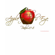 Christian T-Shirt, Women's Apple of Gods Eye Shirt