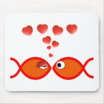 Christian Valentine Orange v2 Mouse Pads