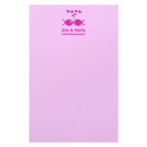 Christian Valentine Pink v1 Stationery