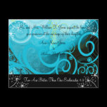 Christian Wedding Invitation Blueberry Cala Lily