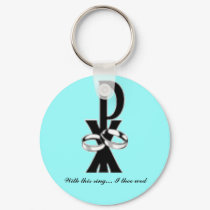 Christian Wedding Keychain