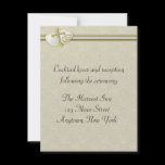 Christian Wedding Reception Card