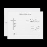 Christian Wedding RSVP Faith Hope Love Cross 2