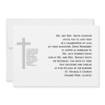 Christian Weddings Cord Three Strands Invitation