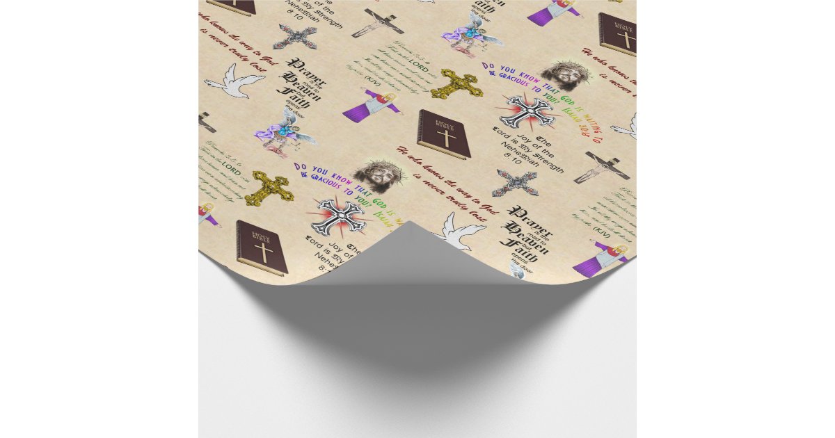 Christian Wrapping Paper Zazzle