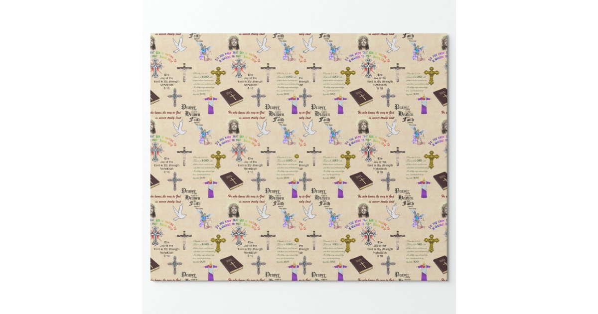 Religious Themed Christmas Wrapping Paper 