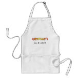 Christianity is a verb aprons