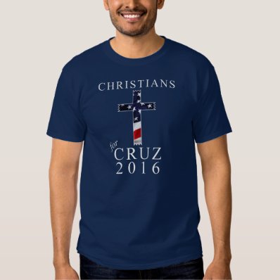 Christians for Cruz 2016 Tee Shirts
