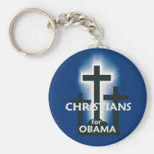 CHRISTIANS for Obama Keychain