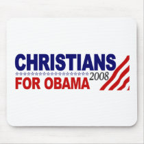 Christians For Obama mousepads