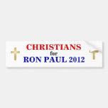 CHRISTIANS for PAUL 2012 sticker Bumper Stickers