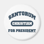 Christians for Santorum Refrigerator Magnets