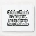 Christians Wanted... mousepads by Christianity_Shirts Christians Wanted... mousepads