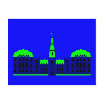 Christiansborg - blue postcards