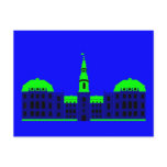 Christiansborg - blue postcard
