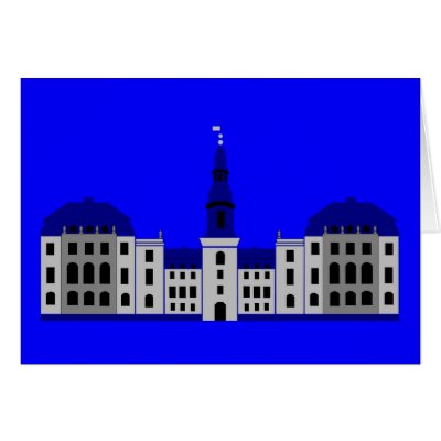 Christiansborg - grey card by lonvig