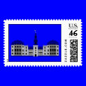 Christiansborg - grey postage