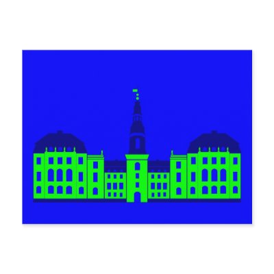 Christiansborg Palace Postcards by lonvig