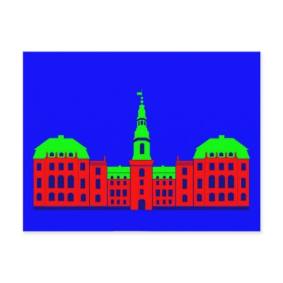 Christiansborg Palace Post Card by lonvig