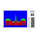 Christiansborg - red postage