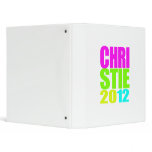 CHRISTIE 2012 NEON 3 RING BINDERS