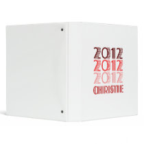 CHRISTIE 2012 VINTAGE 3 RING BINDER