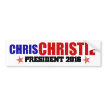 Christie 2016 bumper sticker