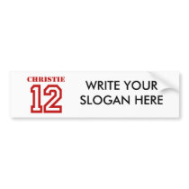 CHRISTIE IN '12 BUMPER STICKERS