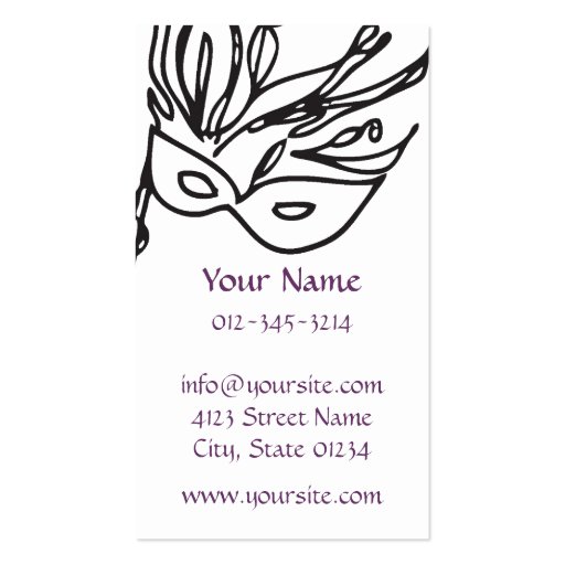 Christine Business Card (front side)