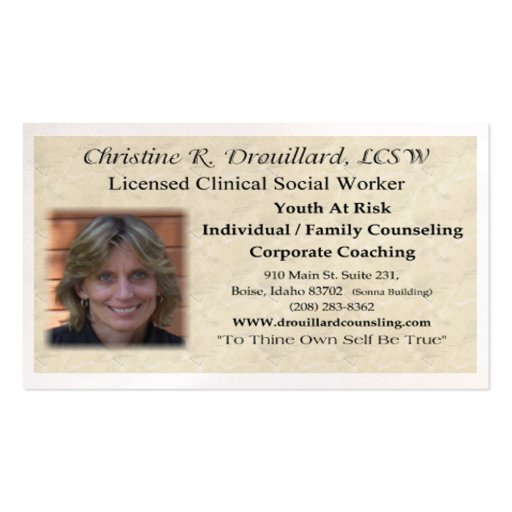 Christine Drouillard Business Card