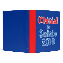 Christine O'Donnell for Senate 2010 Star Design 3 Ring Binders