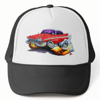 Christine Plymouth Fury Trucker Hats by maddmaxart Hat Template