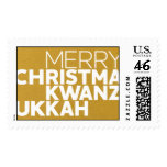 Christmakwanzukkah - 24 KT postage