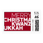 Christmakwanzukkah - Geisha Stamp