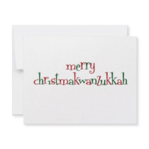 christmakwanzukkah invitations by WearShirts christmakwanzukkah invitations