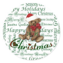 Christmas 2009 stickers by Just2Cute Christmas 2009 stickers