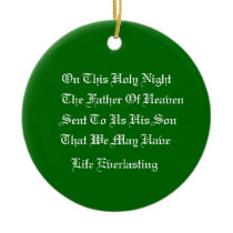 Christmas 2012 Poetry Ornament ornaments