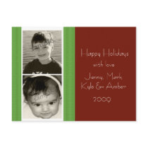 Christmas 2 photo card... postcards