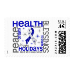Christmas 4 ALS Snowflakes Stamps
