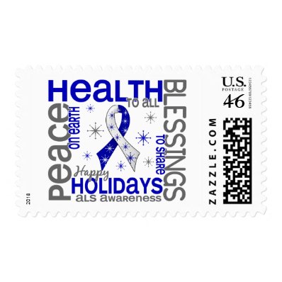 Christmas 4 ALS Snowflakes Stamps