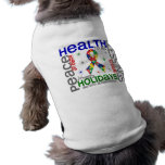 Christmas 4 Autism Snowflakes Dog Tee Shirt
