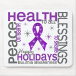 Christmas 4 Bulimia Snowflakes Mouse Pads