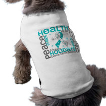 Christmas 4 Cervical Cancer Snowflakes Dog Clothes