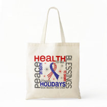 Christmas 4 God Bless The USA Patriotic Canvas Bags