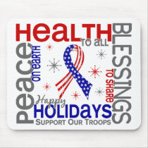 Christmas 4 Support Our Troops Mouse Pad