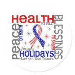 Christmas 4 Support Our Troops Sticker