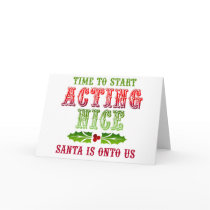Christmas Act Nice cards