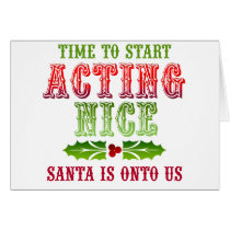 Christmas Act Nice cards