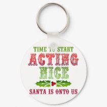 Christmas Act Nice keychains