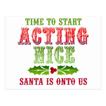 Christmas Act Nice postcards